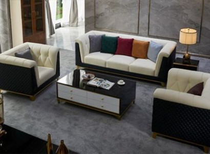 Leather sofa set couch designs modern sofa 3+2+1